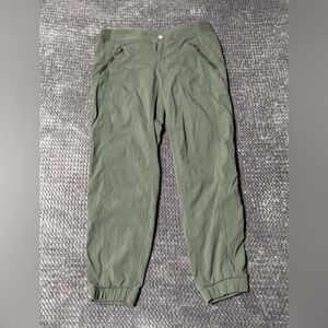 Athleta Olive Green Cargo Jogger Pants Size 12